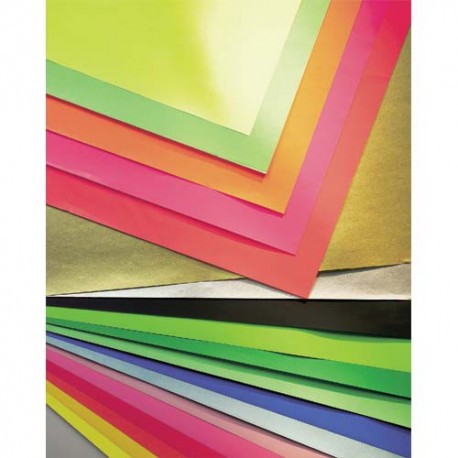 Papier affiche Clairefontaine paquet de 25 feuilles format 60x80cm 75 grammes couleur vert