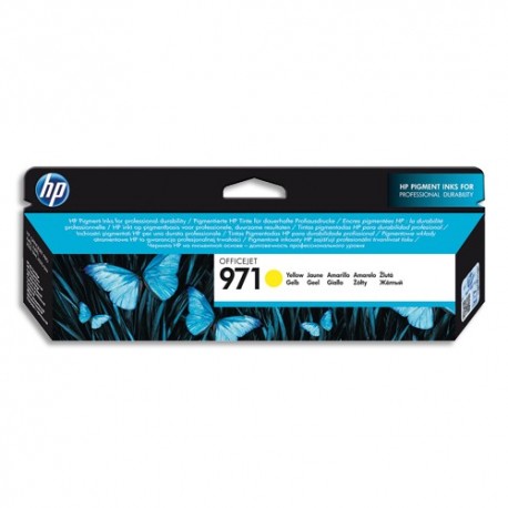 HP Cartouche jet d encre jaune 971 CN624AE