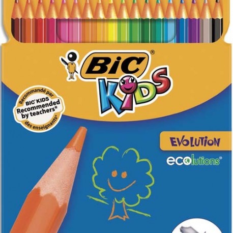 Etui 18 crayons de couleur 17,5 cm