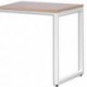 MT INTERNATIONAL Retour de bureau Blanc hêtre MT3 Elégance - Dimensions : L80 x H74 x P60 cm