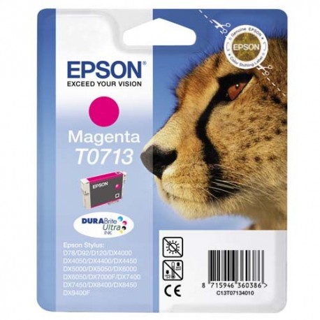 T0713 (T071340) EPSON Cartouche jet d'encre magenta de marque Epson C13T071340