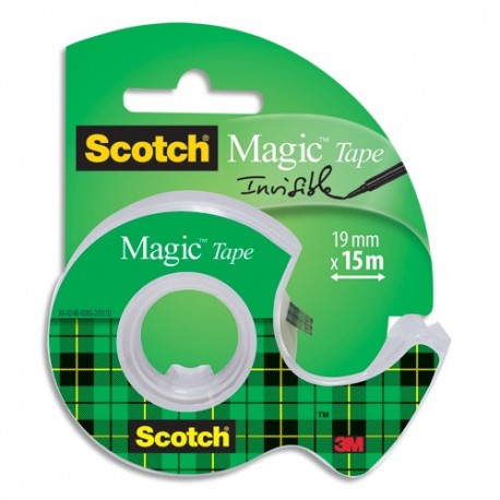 Ruban adhesif invisible 19 mm x 33 mm - Scotch Magic 810