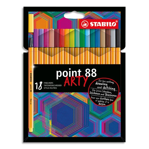 STABILO pointMax stylo-feutre - Etui de 4 stylos-feutres pastel