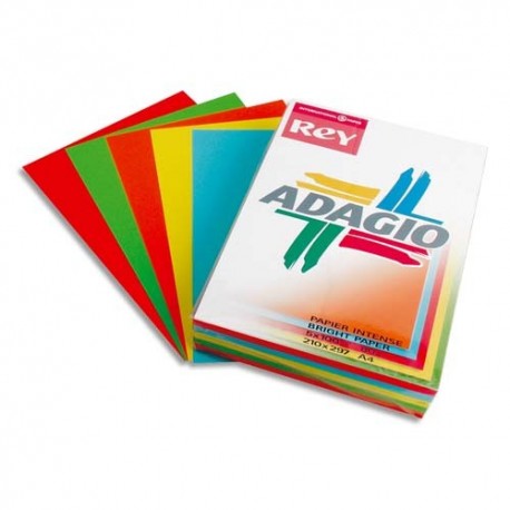 Papier A4 couleur 80 g Rey Adagio couleurs intenses - Ramette de 500  feuilles sur
