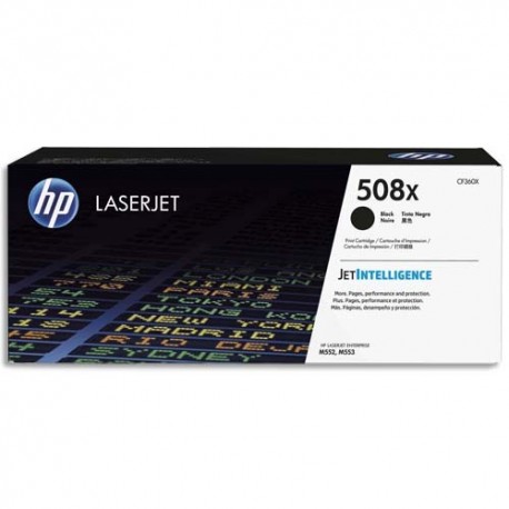 HP 508X (CF360X) cartouche toner noir HC de marque HP CF360X (HP N°508X grande capacité)