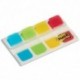 POST-IT Blister de 40 mini marque-pages rigides couleurs classiques