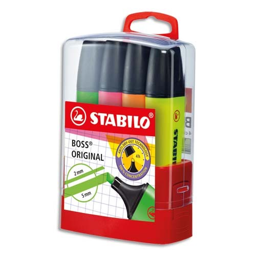 Surligneur recyclé Green Boss rechargeable STABILO