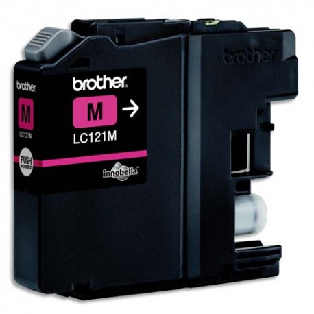 BROTHER LC-121M (LC121M) Cartouche jet d'encre magenta de marque brother LC121M (LC-121M)